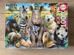 Educa puzzel, Selfies, 1000 stukjes, conpleet, Ophalen of Verzenden, 500 t/m 1500 stukjes, Zo goed als nieuw, Legpuzzel