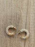 oorbellen met zilveren/gouden strass van SHOEBY twv € 20,00, Overige materialen, Ophalen of Verzenden, Zo goed als nieuw, Knopjes of Stekers