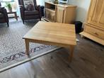 Salontafel geloogd eiken 100x100, 50 tot 100 cm, Zo goed als nieuw, Minder dan 50 cm, Eikenhout