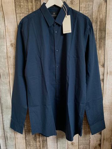 Super mooi blauw overhemd van Scotch & Soda slim (Maat XXL) beschikbaar voor biedingen