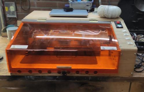 CNC Diode  laser graveer machine, Hobby en Vrije tijd, Elektronica-componenten, Gebruikt, Ophalen