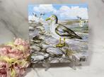 Knutsel servet zeemeeuw op rots decoupage HM381, Ophalen of Verzenden, Nieuw, Materiaal