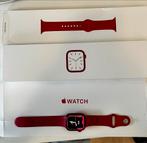 Apple Watch 7 42mm ZGAN product red, Sieraden, Tassen en Uiterlijk, Ophalen of Verzenden, Zo goed als nieuw, Zwart