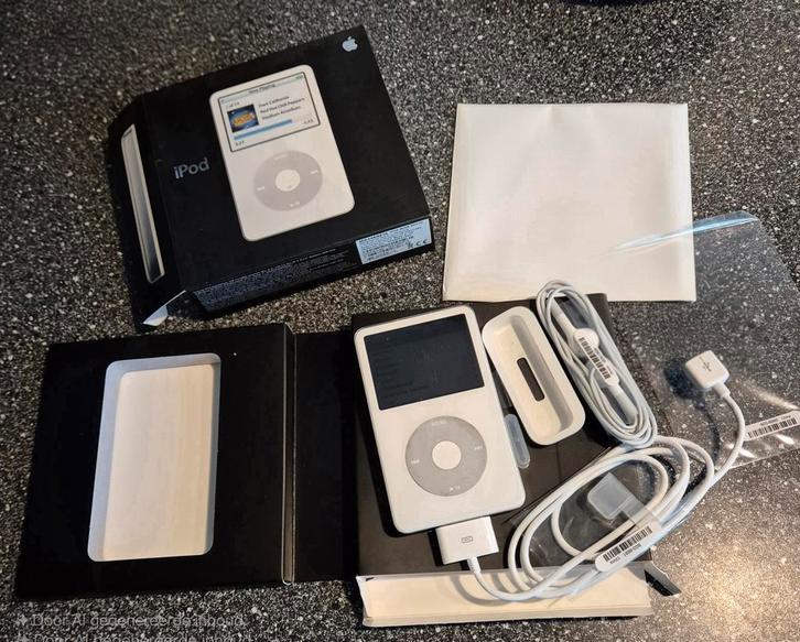 Apple iPod Classic 80GB - Wit, Audio, Tv en Foto, Mp3-spelers | Apple iPod, Gebruikt, Classic, 40 GB en meer, Zilver, Ophalen of Verzenden