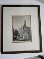 Ets van Jan Zwerver van de Stadhuis De Veere., Antiek en Kunst, Ophalen