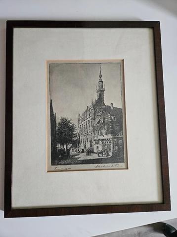 Ets van Jan Zwerver van de Stadhuis De Veere. beschikbaar voor biedingen