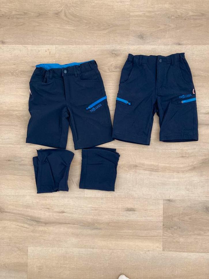 2x Trollkids (afrits)broek ZGAN maat 128, Kinderen en Baby's, Kinderkleding | Maat 128, Zo goed als nieuw, Jongen of Meisje, Broek