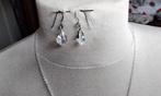 Prachtige Oorbellen Swarovski Kristallen Heart / Crystal, Met kristal, Hangers, Nieuw, Ophalen of Verzenden