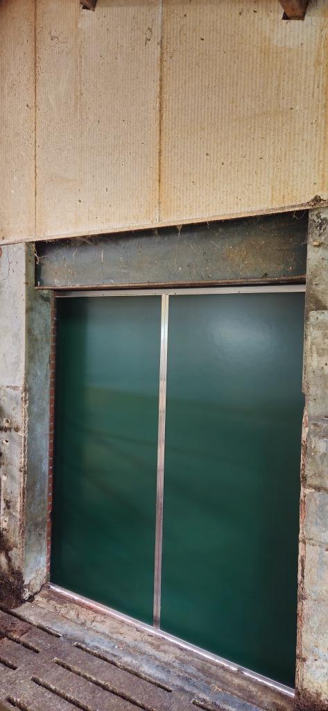 Agrarische dubbele loopdeuren en schuifdeuren 2500 x 2500 mm, Doe-het-zelf en Verbouw, Deuren en Horren, Nieuw, Buitendeur, 215 cm of meer