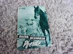 1960 NEUES FILM PROGRAMM western film  SECHS SCHWARZE PFERDE, Ophalen, Zo goed als nieuw, Boek, Tijdschrift of Artikel