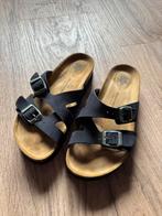 Loints of Holland Sandalen – Echt Leer – Maat 40 valt als 41, Ophalen of Verzenden, Zo goed als nieuw, Zwart, Sandalen of Muiltjes