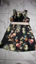 122-128 STEPS luxe bloemen jurk met paradijs vogels, Kinderen en Baby's, Kinderkleding | Maat 122, Ophalen of Verzenden, Zo goed als nieuw