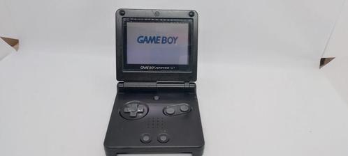 Gameboy Advance SP AGS-001 Zwart, Spelcomputers en Games, Spelcomputers | Nintendo Game Boy, Gebruikt, Game Boy Advance SP, Ophalen of Verzenden