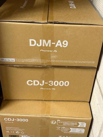 CDJ-3000 + DJM-A9 set nieuw nieuw beschikbaar voor biedingen