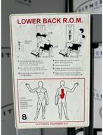 Technogym Isotonic Lower Back R.O.M., Ophalen of Verzenden, Gebruikt, Benen, Overige typen