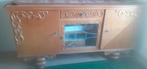 Vintage dressoir, Huis en Inrichting, Kasten | Dressoirs, Ophalen, Zo goed als nieuw, 25 tot 50 cm, Glas