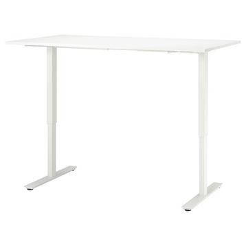 Ikea Trotten bureau 160 x 80 (wit, zit/sta met slinger) beschikbaar voor biedingen