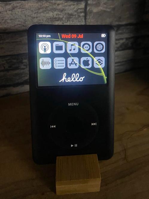 Apple iPod Classic 7thGen 80Gb (Dual-Booted) Nieuwe Batterij, Audio, Tv en Foto, Mp3-spelers | Apple iPod, Zo goed als nieuw, Classic