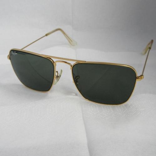 Ray-Ban Caravan B&L, Sieraden, Tassen en Uiterlijk, Zonnebrillen en Brillen | Dames, Zo goed als nieuw, Zonnebril, Ray-Ban, Groen
