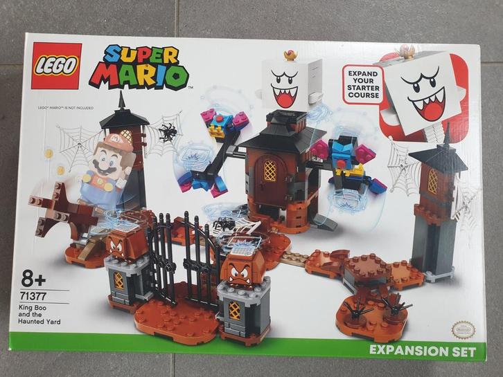 LEGO Super Mario 71377 King Boo and the Haunted Yard 8 +, Kinderen en Baby's, Speelgoed | Duplo en Lego, Zo goed als nieuw, Lego