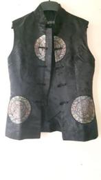 Dames blouse gilet zwart maat s, Kleding | Dames, Ophalen of Verzenden, Zo goed als nieuw, Maat 36 (S), Zwart