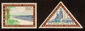 Nederlandse Antillen 255/6 pfr Caribische Commissie 1955 beschikbaar voor biedingen