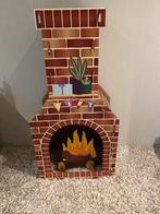 Kartonnen Sinterklaas schoorsteen, Ophalen, Gebruikt