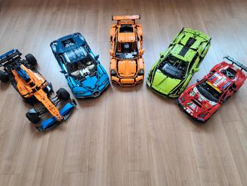 Grote collectie Lego Technic Supercars beschikbaar voor biedingen
