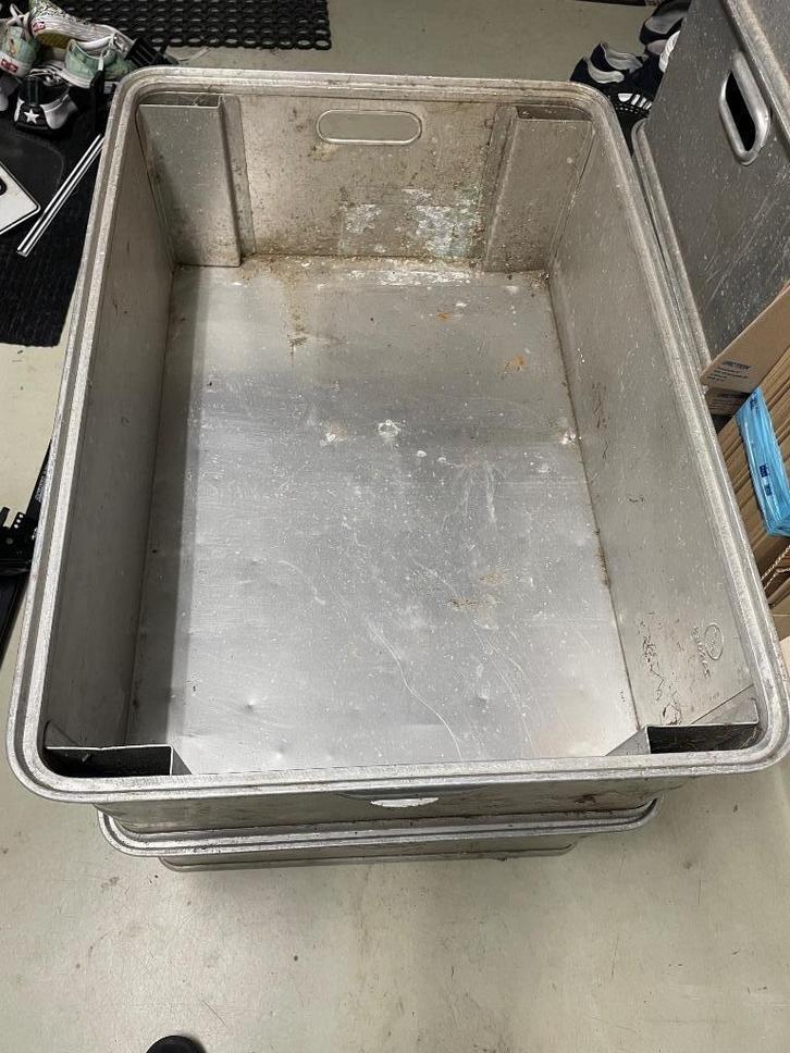 Zarges 7x transportbak / opslagbox aluminium (prijs p/st), Doe-het-zelf en Verbouw, Kratten en Dozen, Gebruikt, Bak of Kist, 75 tot 100 cm