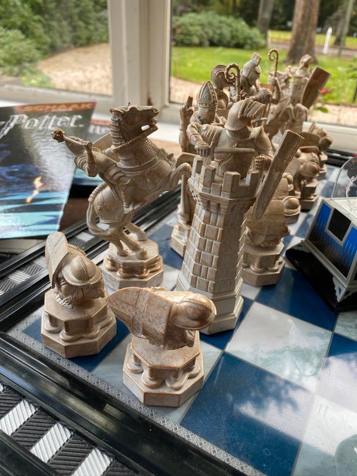 Harry Potter Schaakspel + Schaakcursus, Hobby en Vrije tijd, Gezelschapsspellen | Bordspellen, Gebruikt, Een of twee spelers, Ophalen of Verzenden