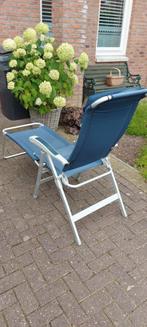 Campingstoelen 2 stuks blauw, Caravans en Kamperen, Gebruikt, Campingstoel