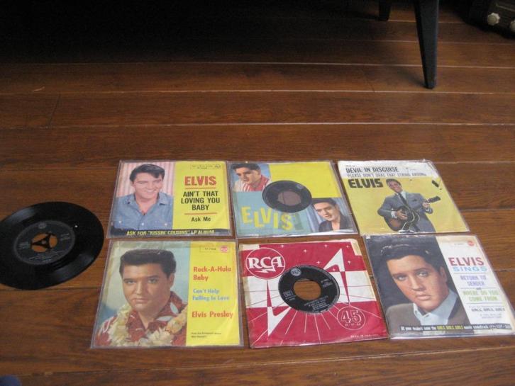60s elvis jukebox hits, Cd's en Dvd's, Vinyl Singles, Gebruikt, Single, Pop, 7 inch, Ophalen of Verzenden