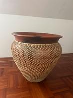 Bloempot voor binnen, Ophalen, Kunststof, Rond, Zo goed als nieuw