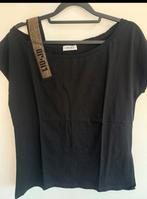 Liu Jo Zwart T-shirt met gouden band - Maat S, Kleding | Dames, T-shirts, Liu Jo, Zwart, Ophalen of Verzenden, Zo goed als nieuw