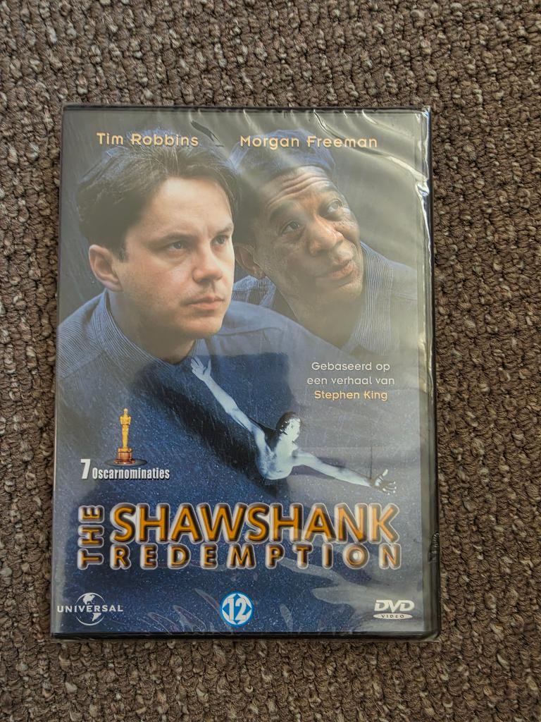 Te koop: DVD The Shawshank Redemption, Vanaf 12 jaar, Ophalen of Verzenden, Nieuw in verpakking, Overige genres