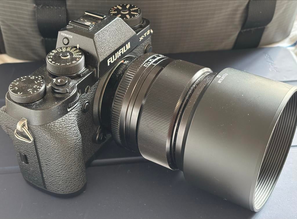 Fujifilm X-T2 + XF 56mm f1.2 Lens, Spiegelreflex, Ophalen of Verzenden, Zo goed als nieuw, Fuji