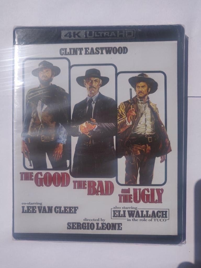 The Good The Bad and The Ugly Kino Lorber 4K Blu-ray *SEAL*, Ophalen, Nieuw in verpakking, Actie