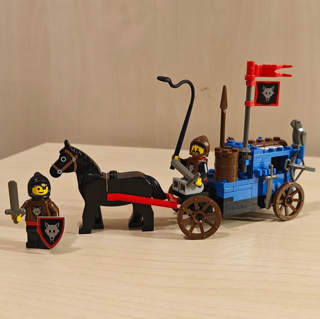 LEGO 6038 Wolfpack Renegades (1992) – compleet met boekje, Gebruikt, Lego, Ophalen of Verzenden, Compleet