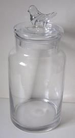 Voorraad pot / Snoeppot Pot Van Glas met deksel, Ophalen