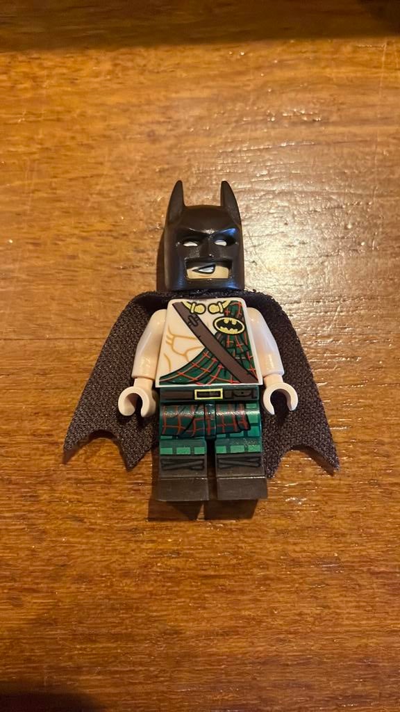 Lego batman in schotse tartan, Ophalen of Verzenden, Zo goed als nieuw, Lego
