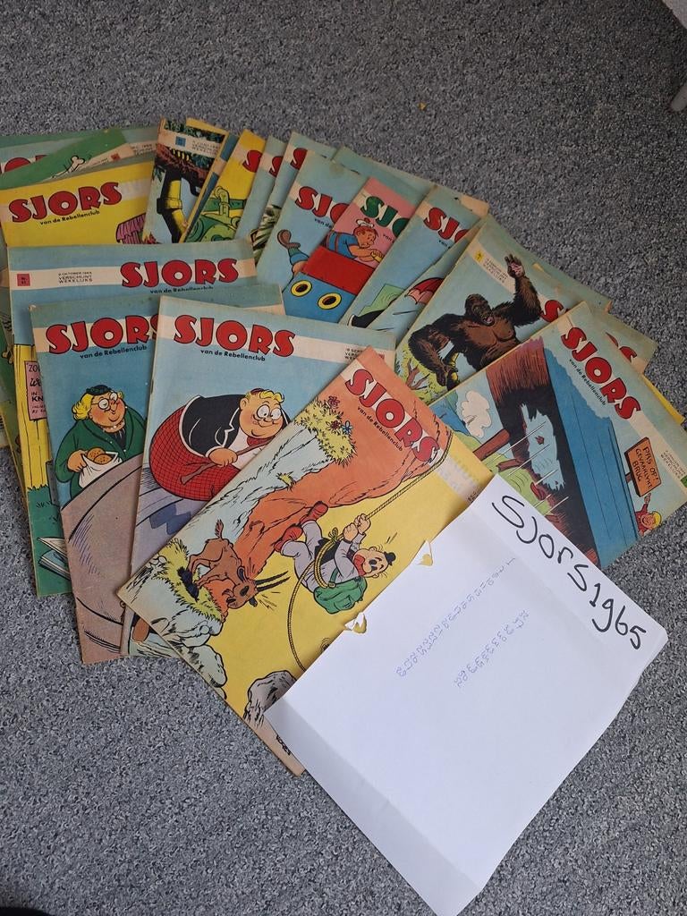 Sjors stripbladen 1965, Meerdere comics, Ophalen of Verzenden, Gelezen, Europa