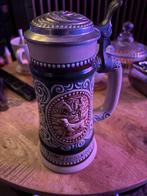 Bierpullen met Tinnen Deksels, Antiek en Kunst, Antiek | Keramiek en Aardewerk, Ophalen