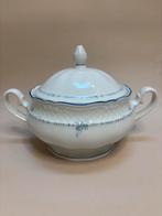 Eschenbach vintage klassieke terrine wit blauw, Ophalen of Verzenden