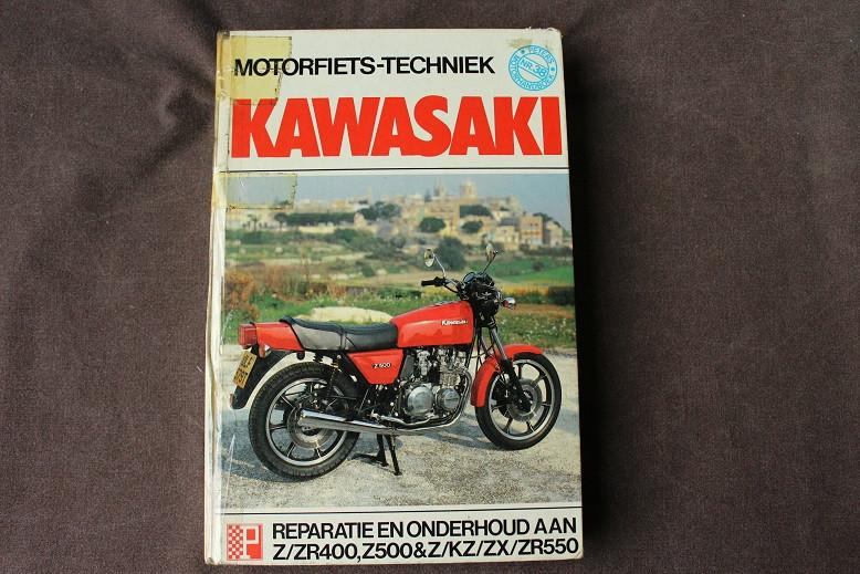 Kawasaki Z ZR400 Z500 Z KZ ZX ZR550 werkplaatsboek 1979 1984, Motoren, Ophalen of Verzenden, Kawasaki