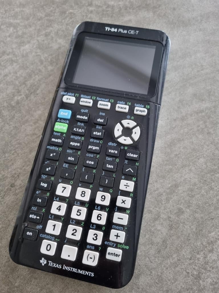 Wetenschappelijke calculator- TI-84 Plus CE-T, Ophalen of Verzenden