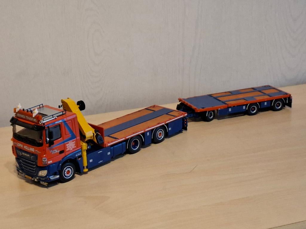 Te koop WSI Daf combi met kraan Verweij's Trucking Lopik, Ophalen of Verzenden, Nieuw, Bus of Vrachtwagen, Wsi
