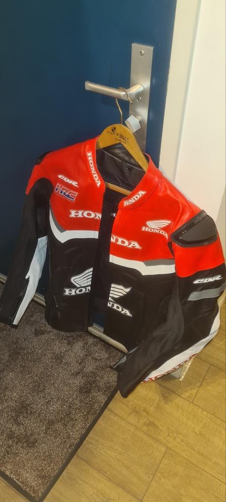 Honda Motorjas, Motoren, Kleding | Motorkleding, HONDA, Jas | leer, Kinderen, Ophalen of Verzenden