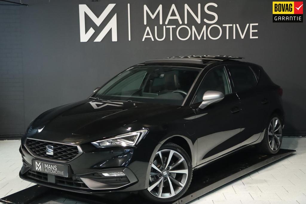 SEAT Leon 1.4 TSI eHybrid PHEV FR / PANO / VIRTUAL / MEMORY, Gebruikt, Zwart, 4 cilinders, Leon