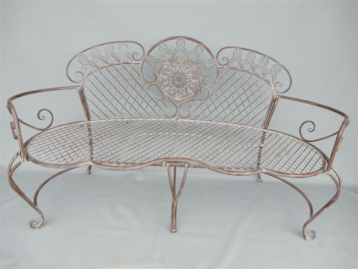 Tuinbank , Rustiek bruin, Tuin en Terras, Tuinbanken, Nieuw, Wicker, Ophalen of Verzenden