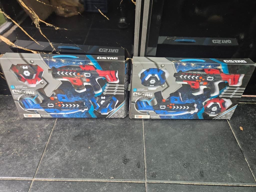 Cs tag laser game pistolen, Ophalen